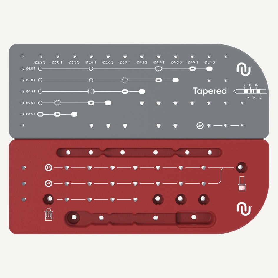 Implant system box and trays